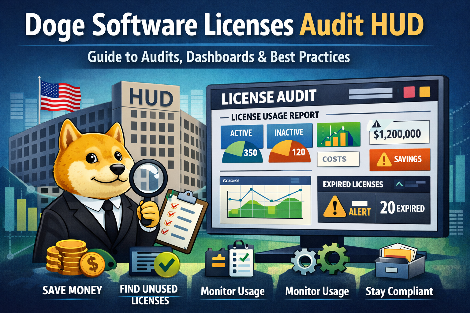 doge software licenses audit hud